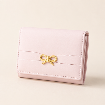 Cute Coquette Bow Wallet Small Compact Wallet