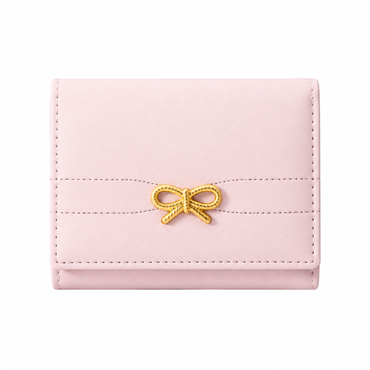 Cute Coquette Bow Wallet Small Compact Wallet