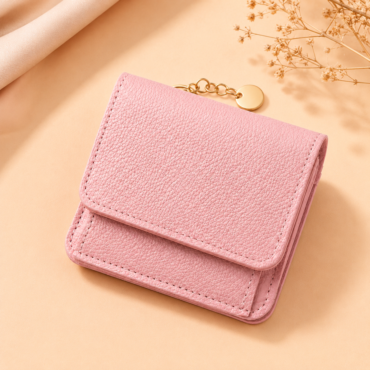 Women's Elegant. Minimalist Short Slim Wallet